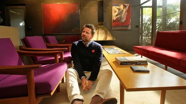 tim ross mid century modern australian home living room
