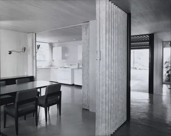 the case study house 1950 - dining room - raphael soriano