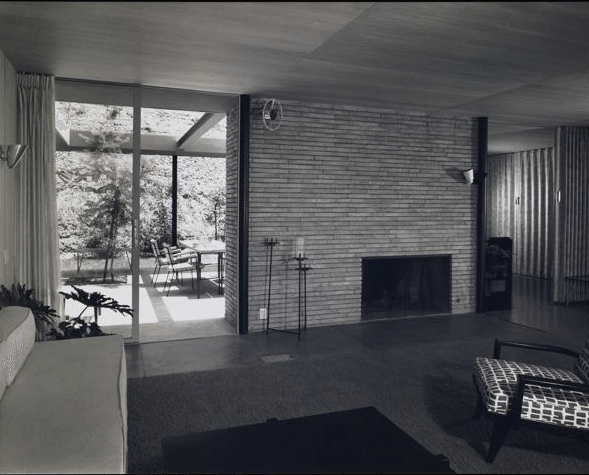 the case study house 1950 - living room - raphael soriano
