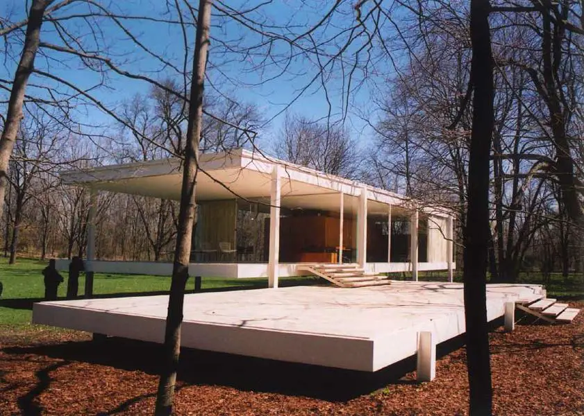 farnsworth house - mies van der rohe