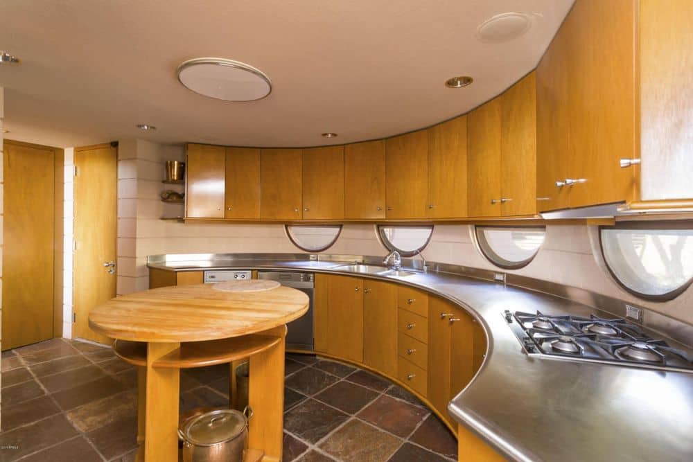 Frank Lloyd Wright Norman Lykes home arizona kitchen