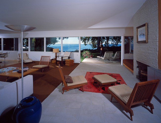 Richard Neutra Freedman Residence Upstairs Living Room Daylight