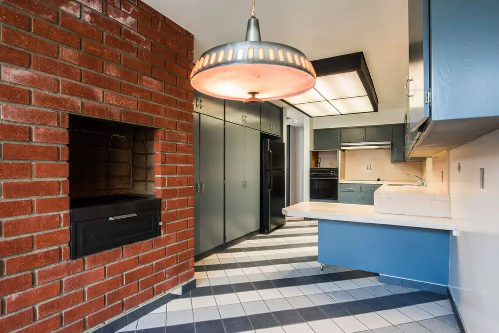 Mid century House in Highland Park kitchen