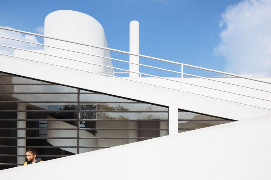 Le Corbusier Villa Savoye roof terrace