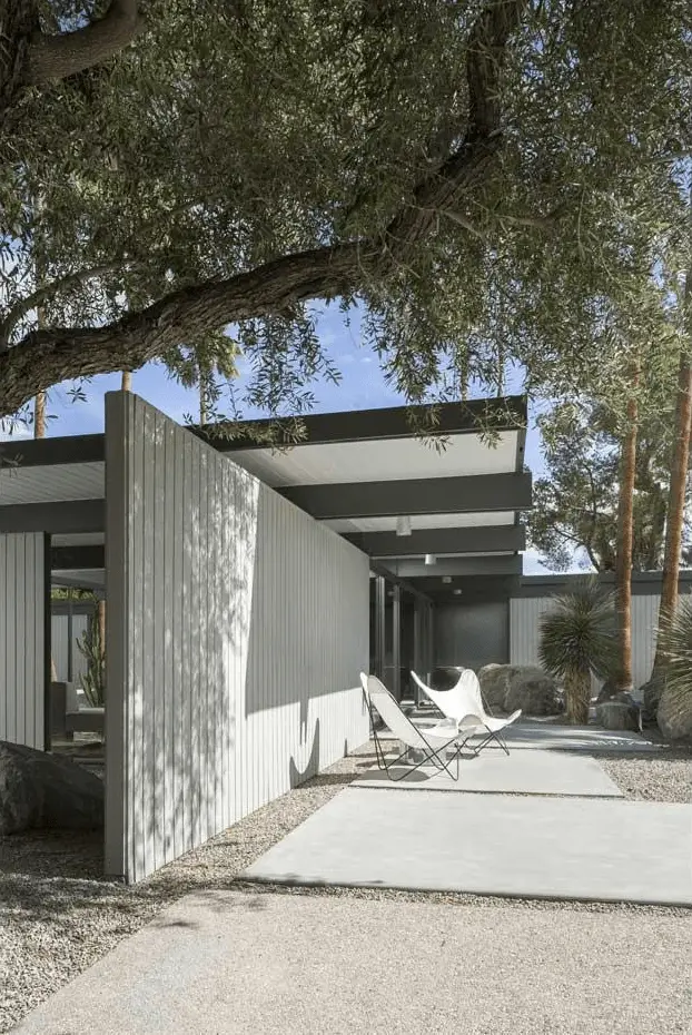 donald wexler house palm springs outside daylight