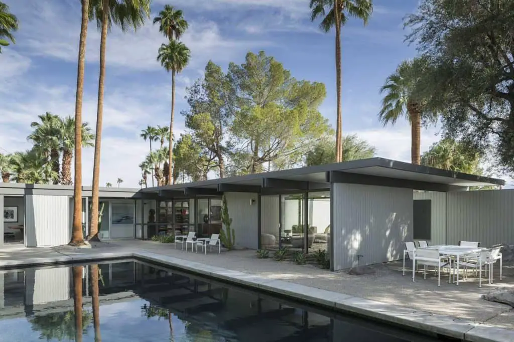 donald wexler house palm springs pool daylight